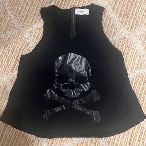 SOULCYCLE Skull Graphic Black Tank Top